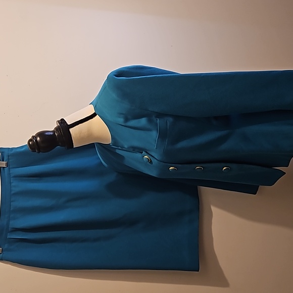 Worthington Women's 2pc Skirt Suit Matching Set Size 10 #W-820 - Picture 3 of 16